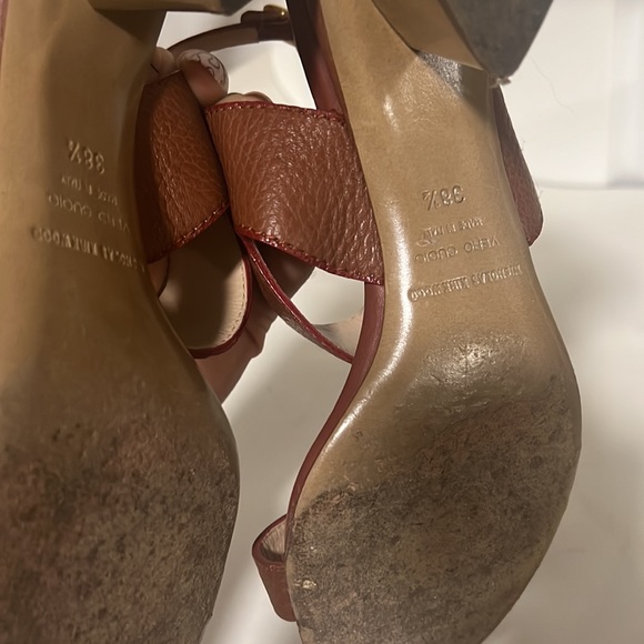 Nicholas Kirkwood Leda Leather Block Heel Sandals - Picture 6 of 9